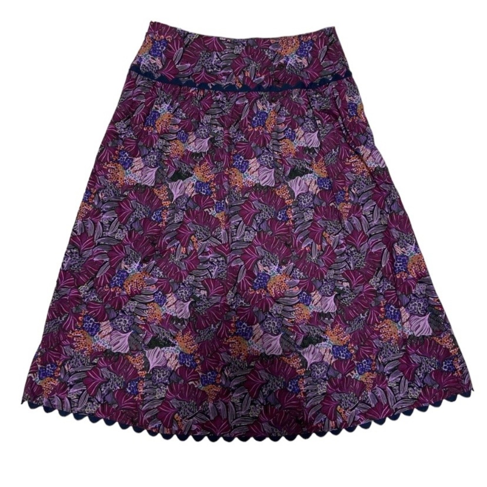 Kika Vargas Multicolor Floral Midi Skirt - Picture 2 of 10